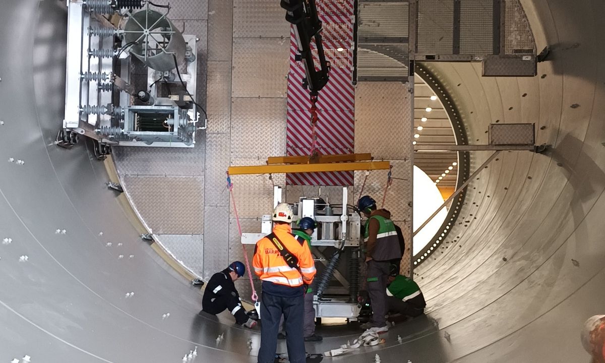 GE tower interior filter assembly