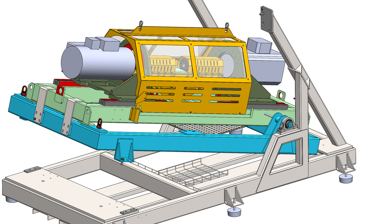 Yaw motor bench turning tool